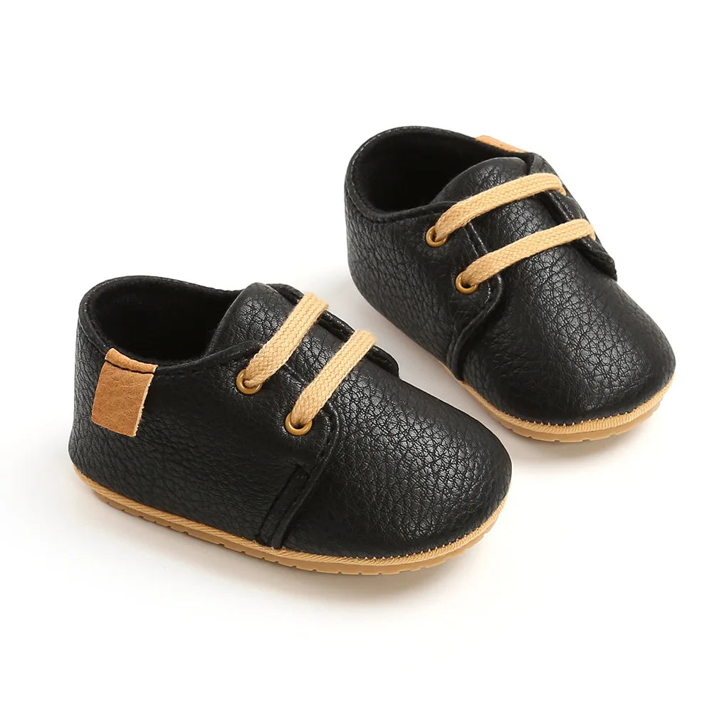 Leather multicolor baby shoes