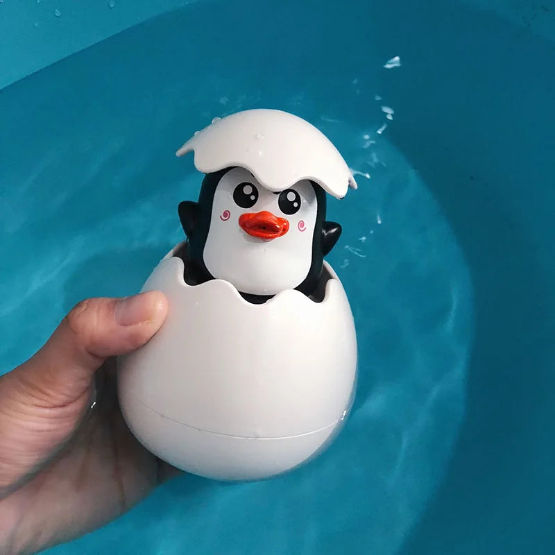 Penguin egg water spray