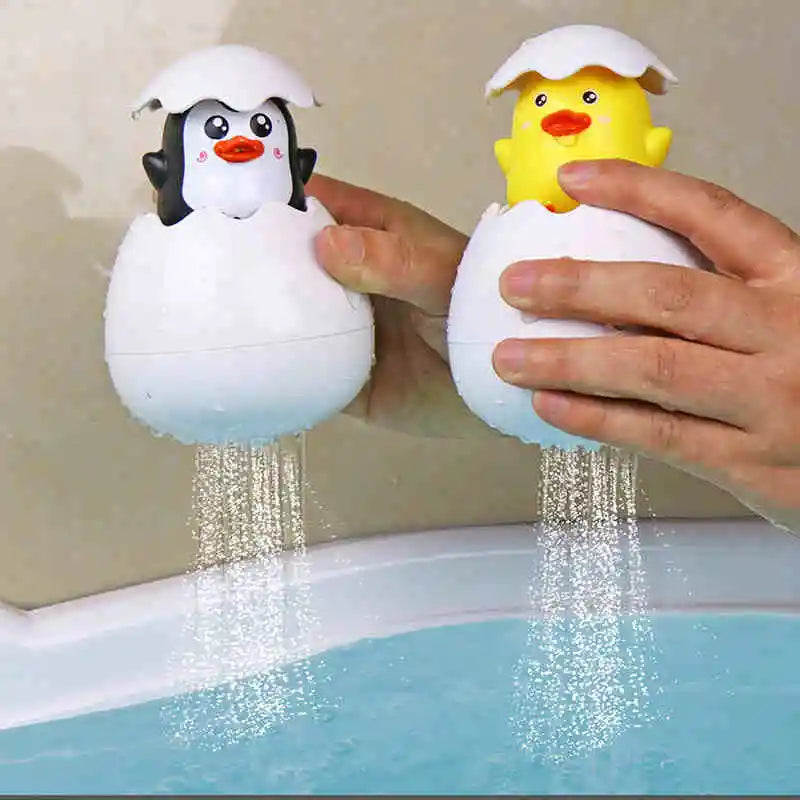 Penguin egg water spray