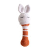 Rabbit rattle baby toy