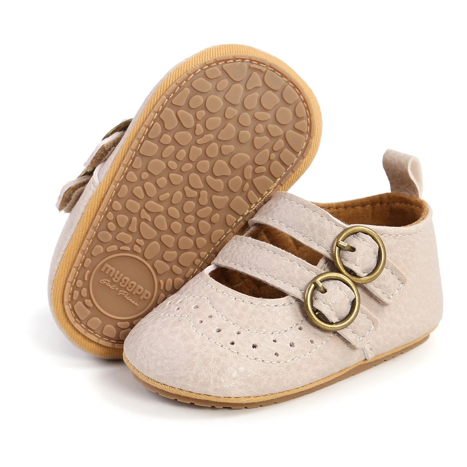 Leather multicolor baby shoes