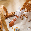 Rabbit rattle baby toy