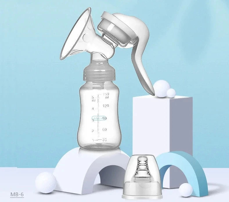 Manual breast pump