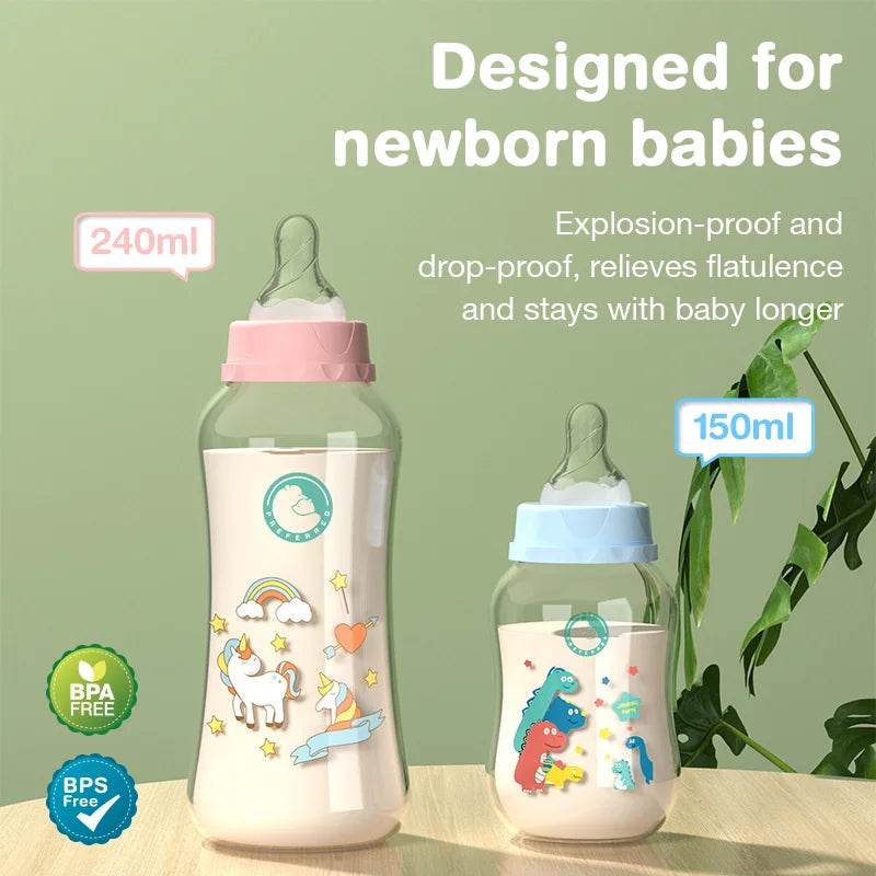 Creative baby milk bottle