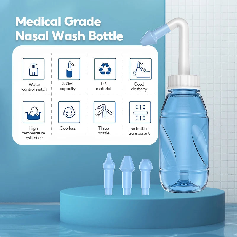 Nasal wash bottle