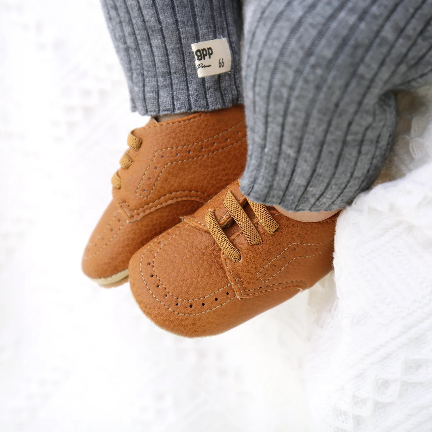 Leather multicolor baby shoes