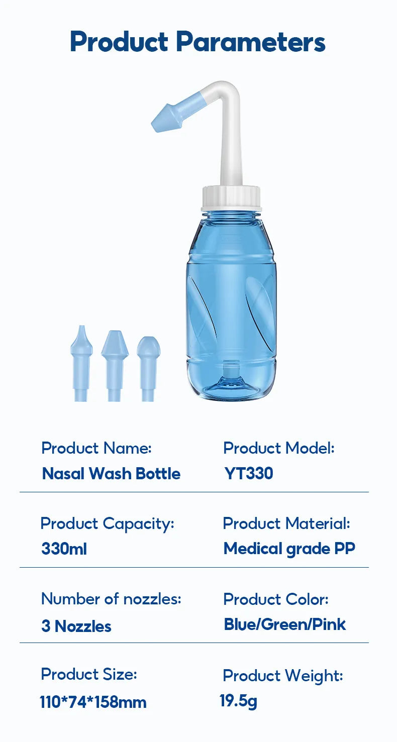 Nasal wash bottle