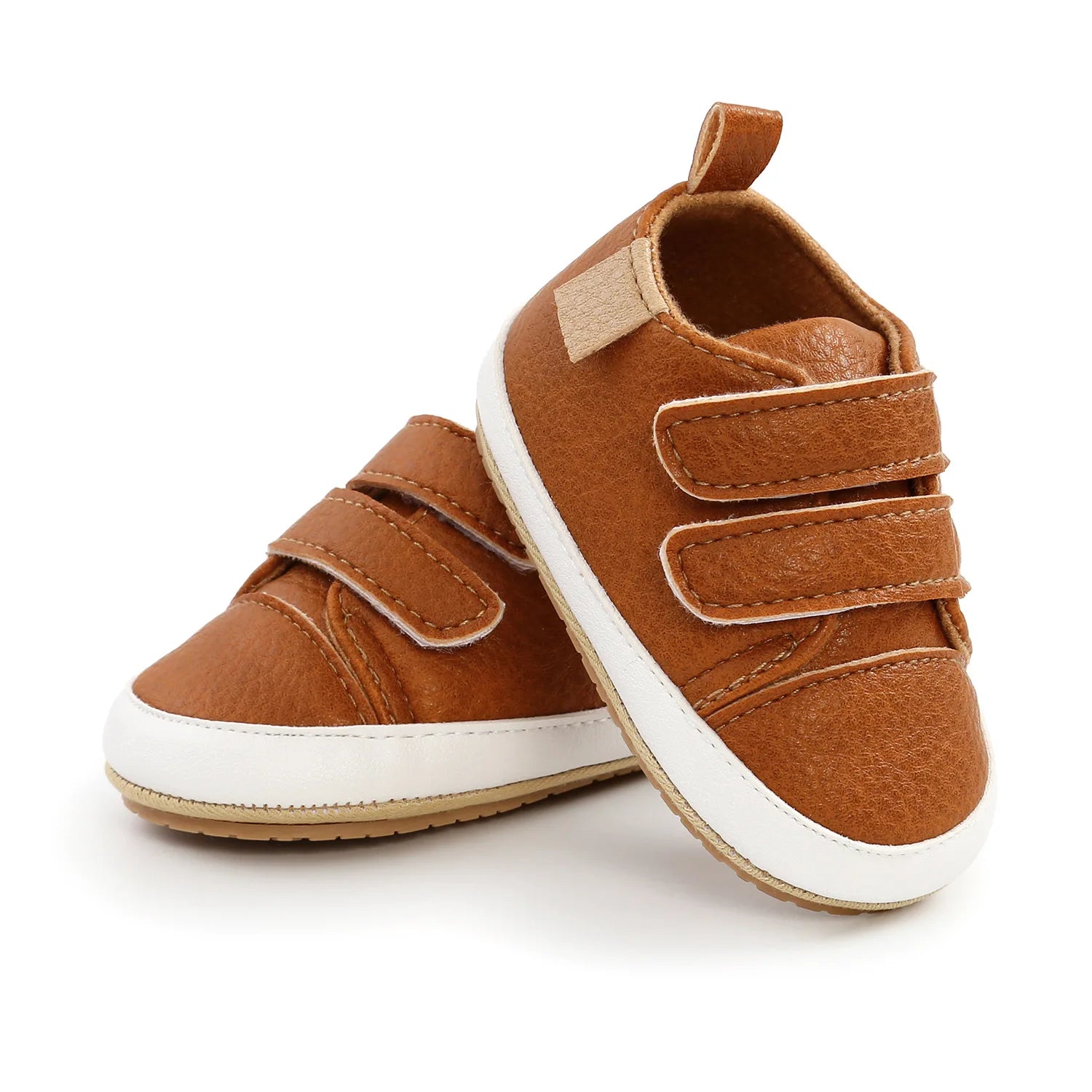 Leather multicolor baby shoes