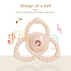 Baby silicone rattle teether