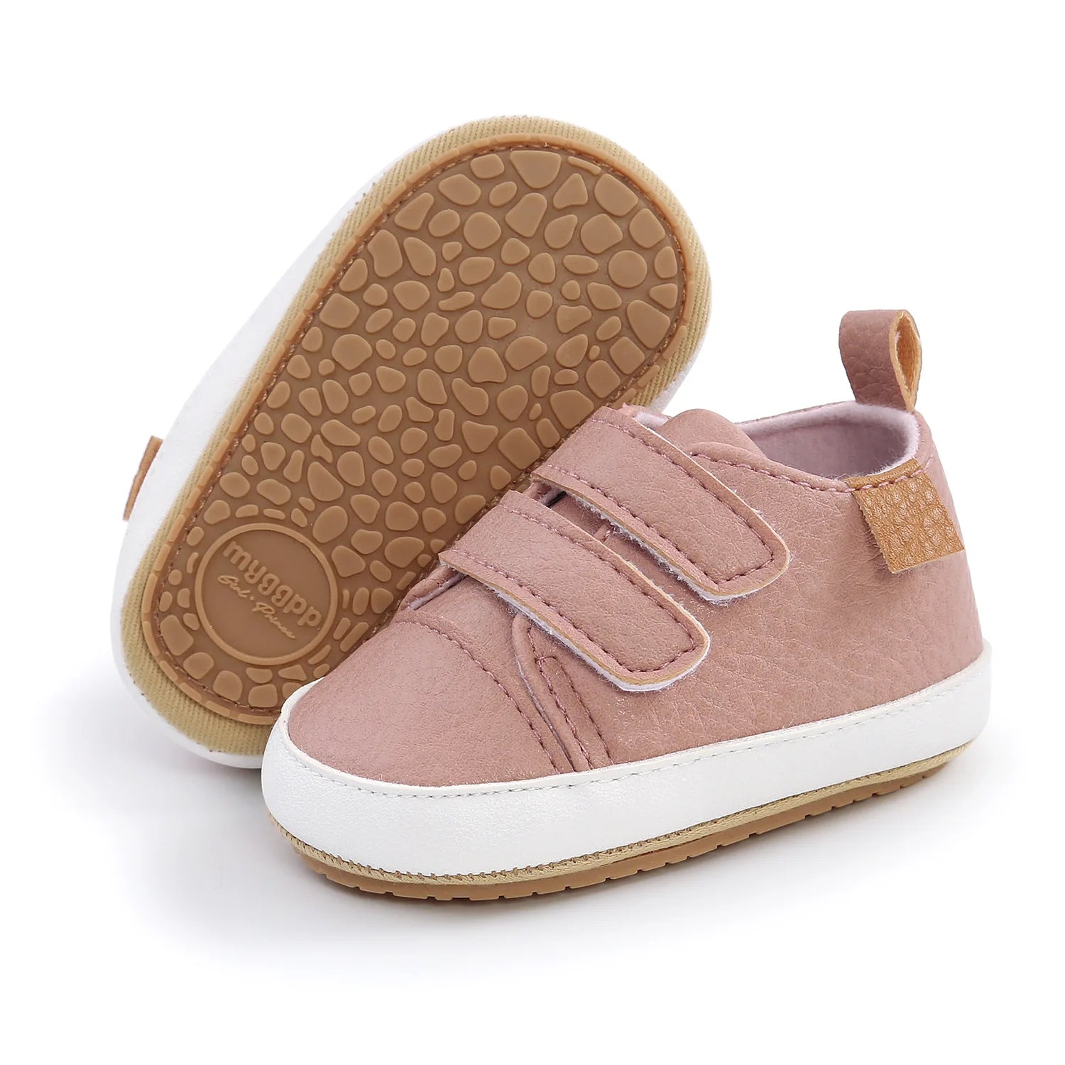 Leather multicolor baby shoes