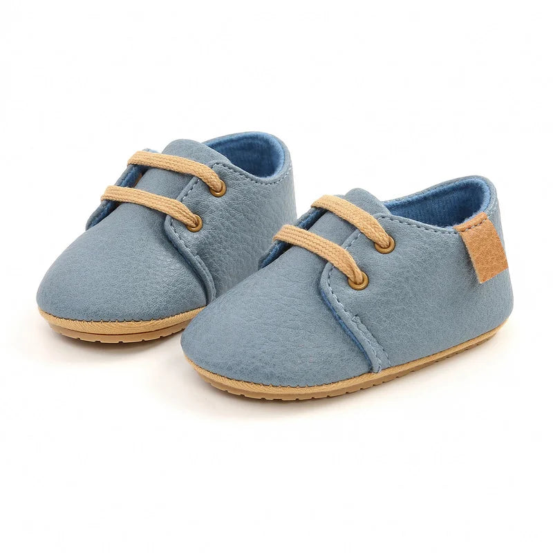 Leather multicolor baby shoes